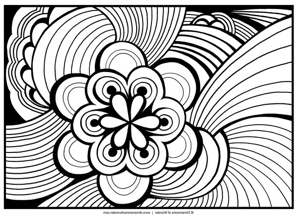 600x437 Abstract Coloring Pages For Kids Great Coloring Pages Adults