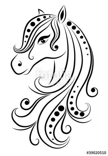 347x500 Abstract Horse. Stock Image And Royalty Free Vector Files