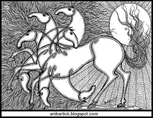 500x384 Horse Drawings And Illustrations