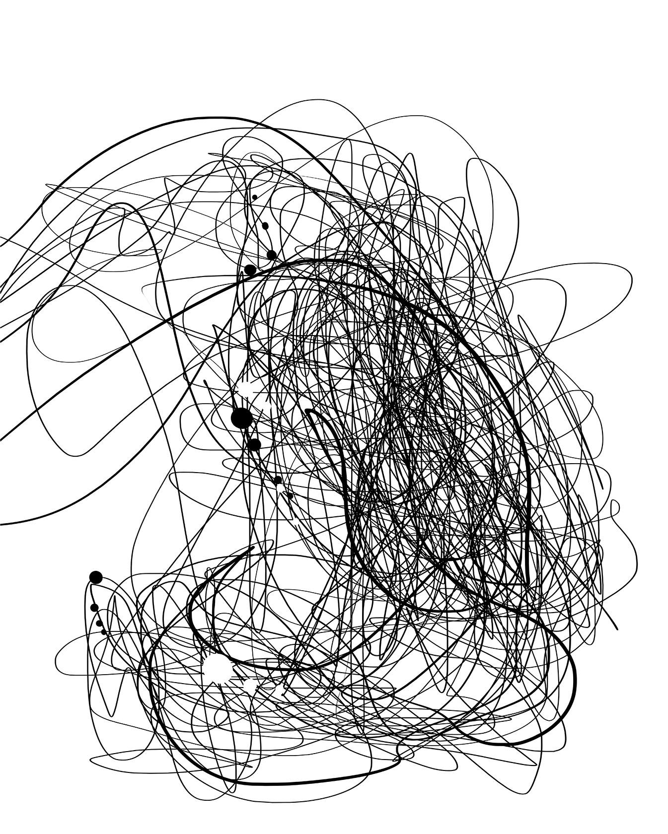 1345x1680 Set Of 3 Minimalistic Abstract Line Art Prints On Premium Photo