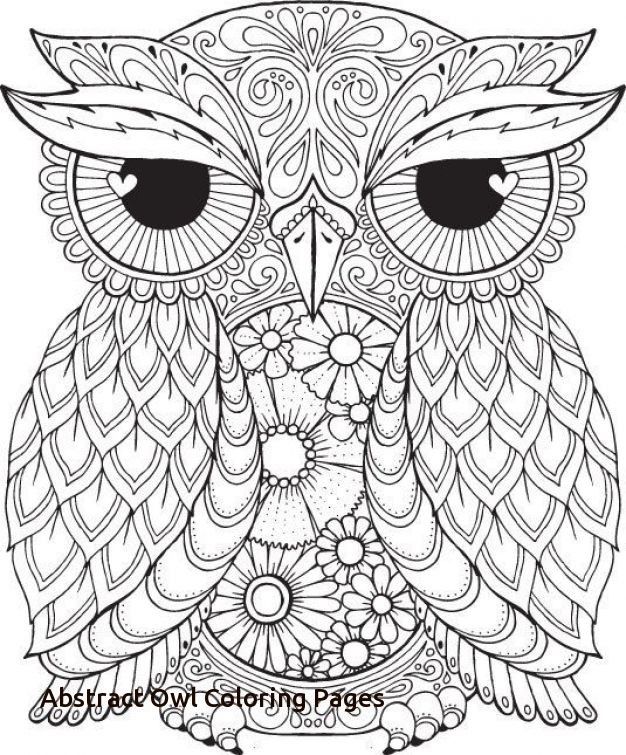 Abstract Owl Drawing