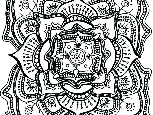 618x464 Coloring Pages For Adults Pdf Packed With Free Printable Mandala