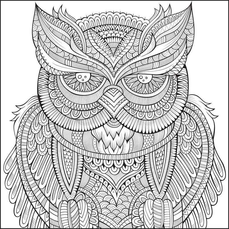 Abstract Owl Drawing at GetDrawings | Free download