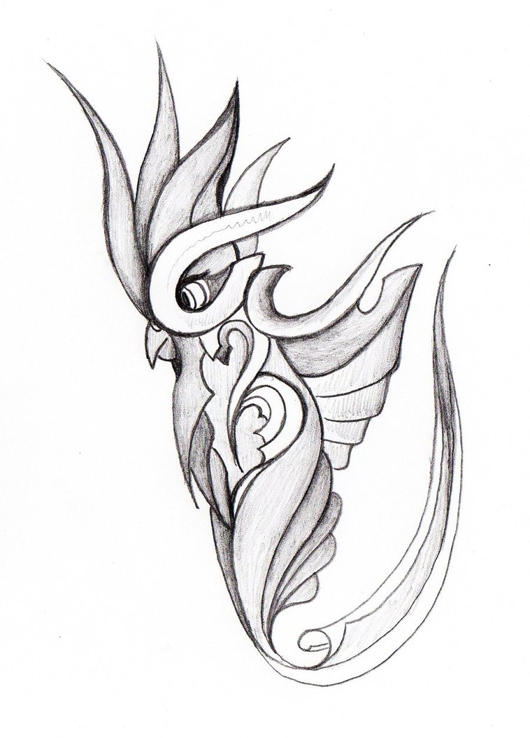 758x1054 Owl Abstract 2 By Otto720