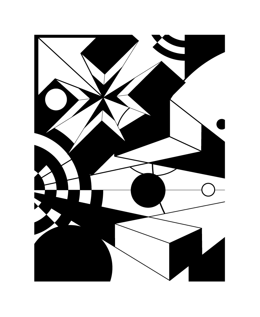 834x1016 Abstract Shape Composition By Zorro22