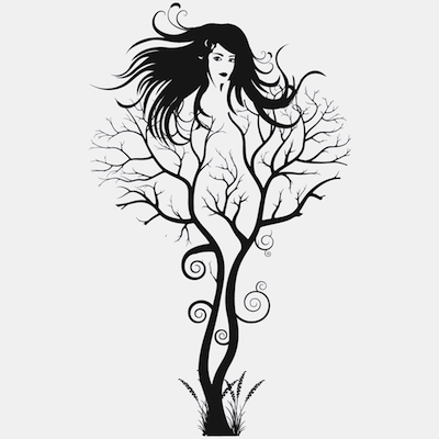 400x400 Abstract Tree Woman On We Heart It