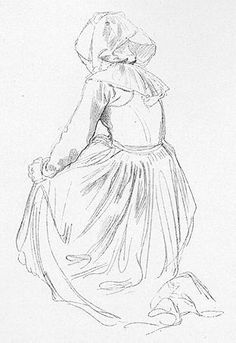 236x343 William Adolphe Bouguereau ] Sketch Of A Young Girl's Head Art