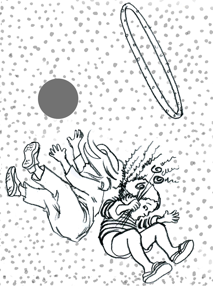 735x988 Playground, Hola Hoop, Ball, Accident, Illustration My Sketches