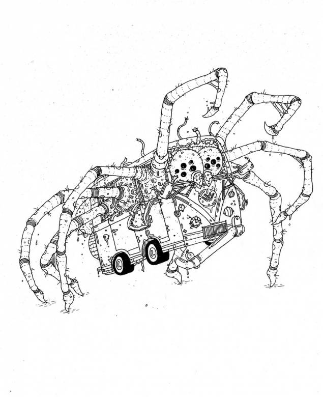 635x780 The Spider Rune Alexandersen Beauton Art Gallery Drawings