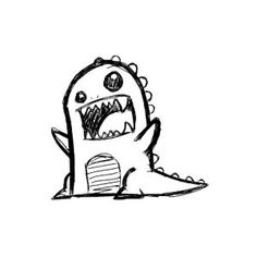 236x236 Cute Monster Drawings