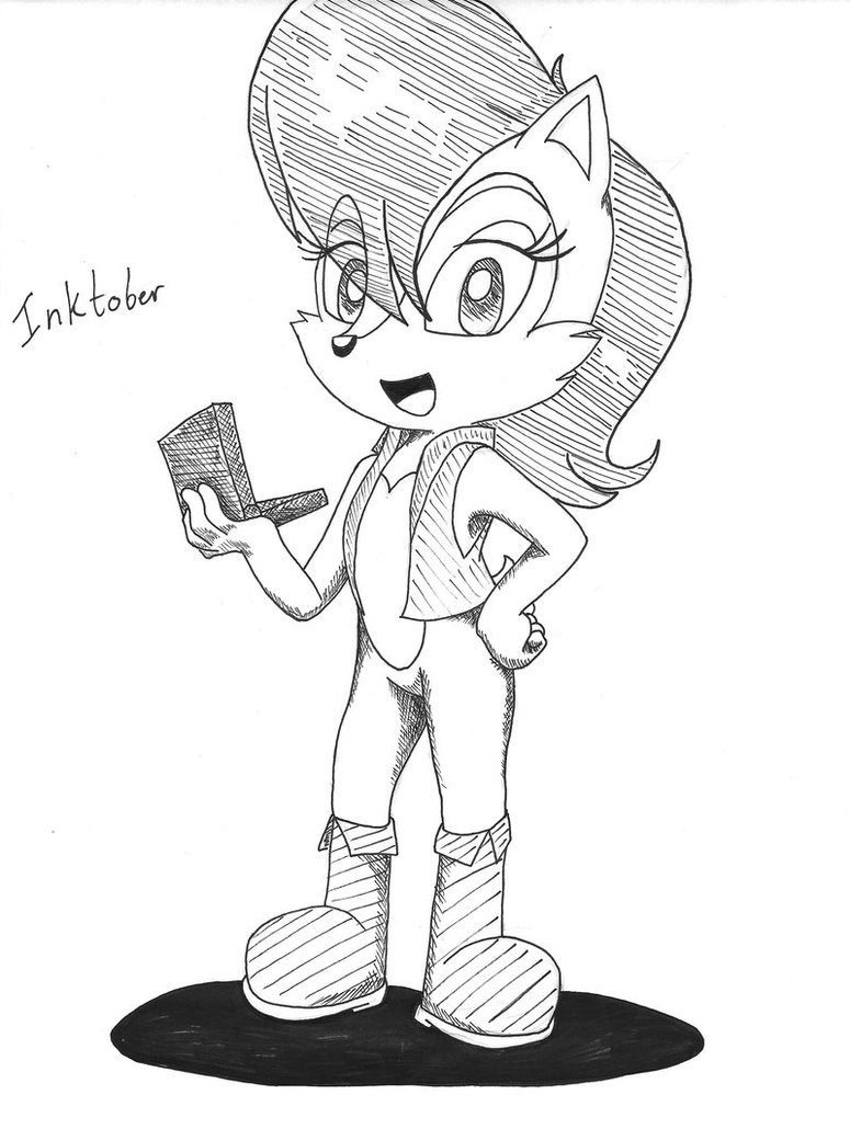 775x1030 Inktober 10 Satam Sally Acorn By Sonicmiku