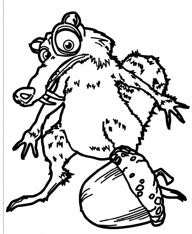 640x780 Acorn Clipart Ice Age