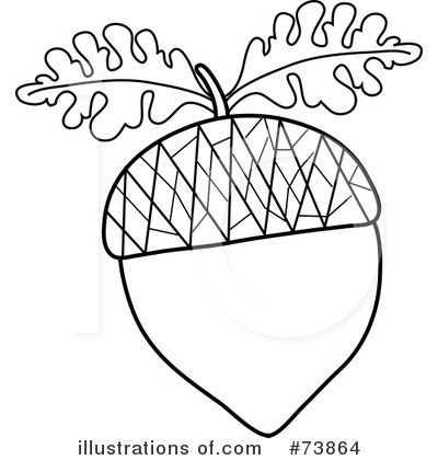 400x420 Black Acorns Clipart