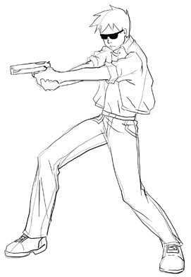 271x392 Step 5 Anime Action Scenes Amp Manga Poses Drawing Tutorial Action