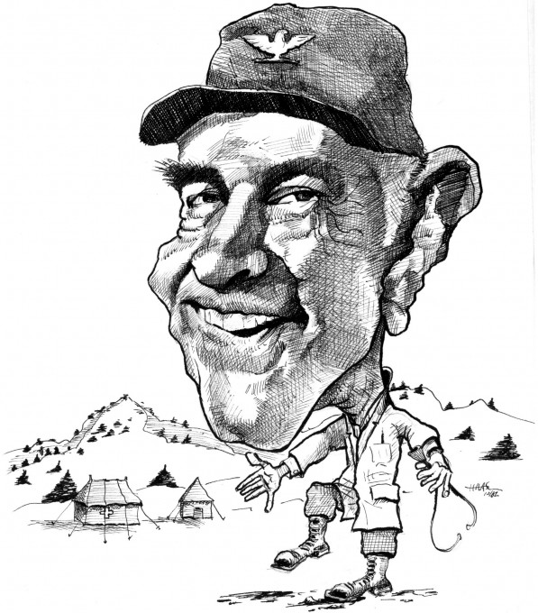 597x680 Harry Morgan (Actor Television Series Mash) By Gene Haas