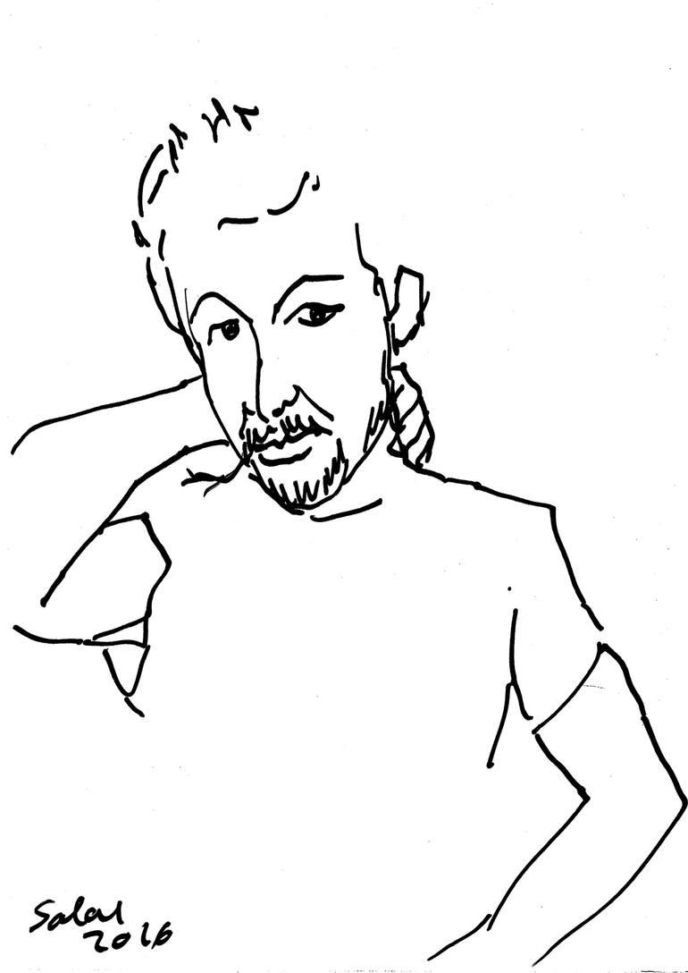 770x1088 Saatchi Art Actor Drawing By Fernando Salas