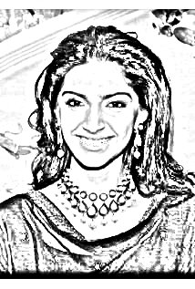 214x317 Sonam Kapoor Drawing. Get Yours Free!