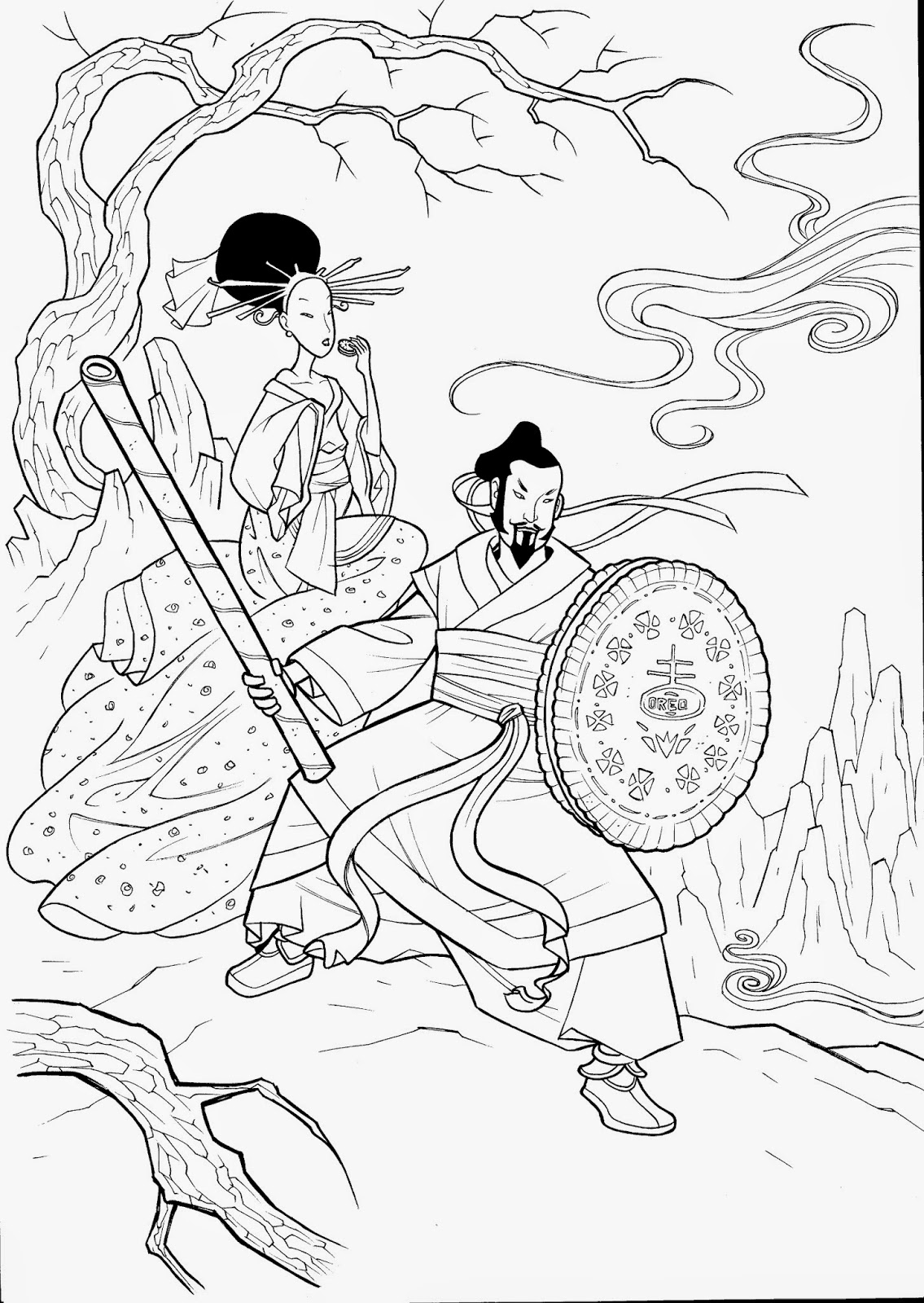 1135x1600 Si Se Me Ocurre, Lo Dibujo. Samurai Galleta. Dibuixos