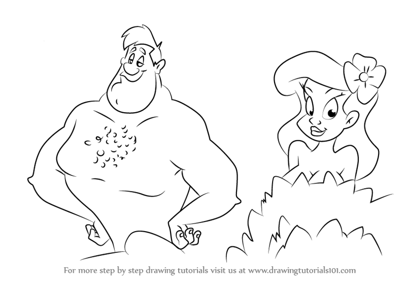 800x565 Learn How To Draw Adam And Eve From Animaniacs (Animaniacs) Step
