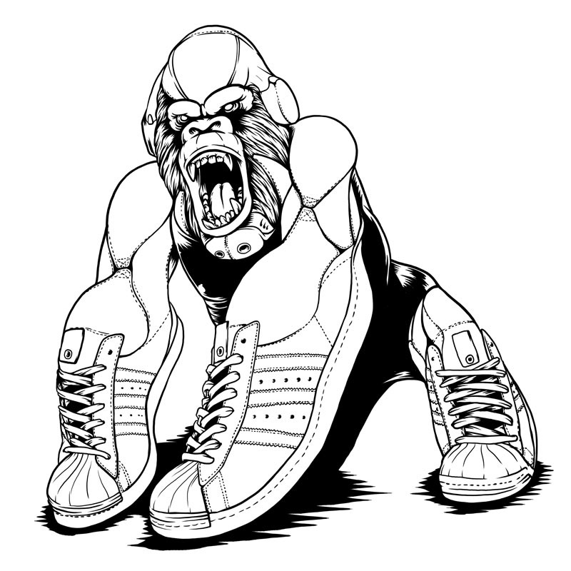 800x800 Bape X Undftd X Adidas Originals Superstar 80s Artwork On Behance