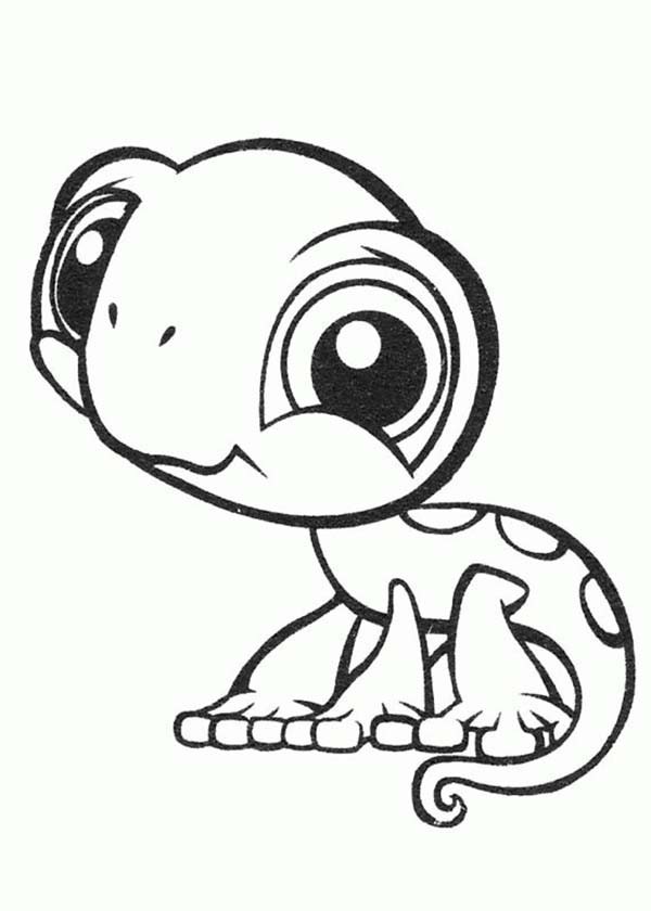 600x840 Little Pet Shop Adorable Chameleon Coloring Pages Batch Coloring