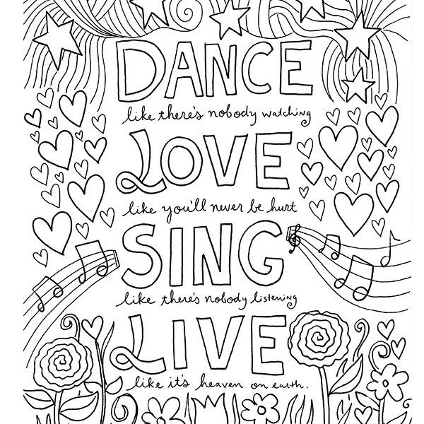 600x600 Free Pictures To Colour Coloring Page