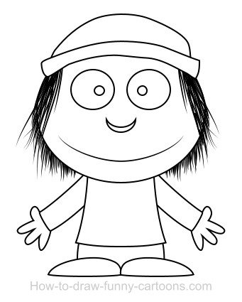 341x425 Drawing A Boy Cartoon