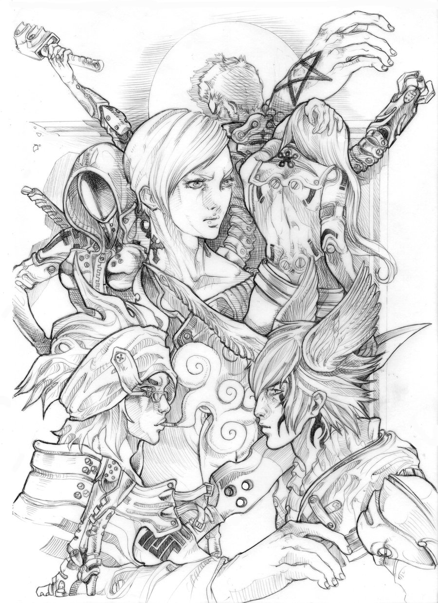 900x1238 Slanted Advance By Gitoku