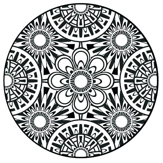 570x570 Online Mandalas Coloring Pages Free Coloring Pages Of Angel Adult