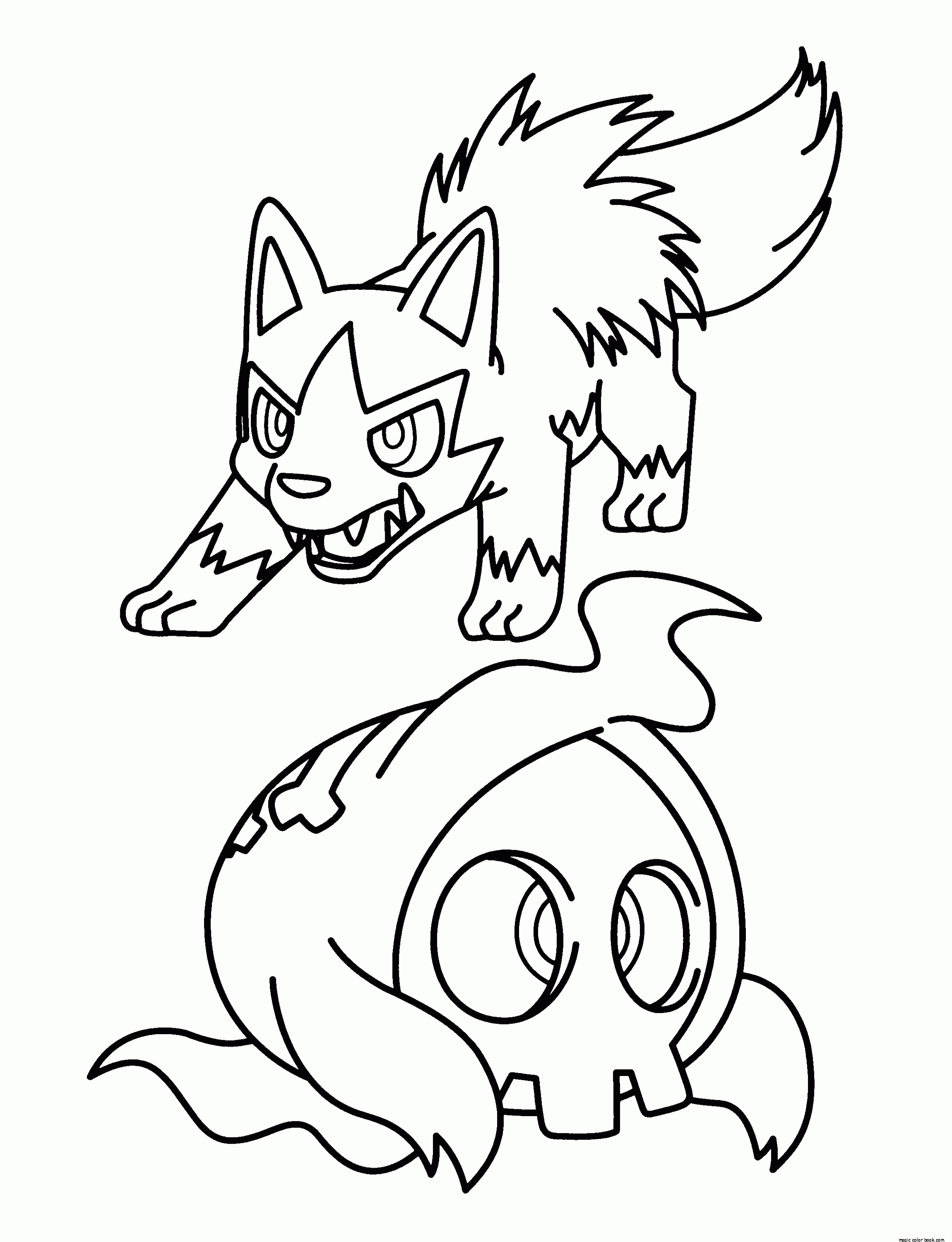 2254x2940 Pokemon Coloring Pages Online Free Black White Tv Wendy'S