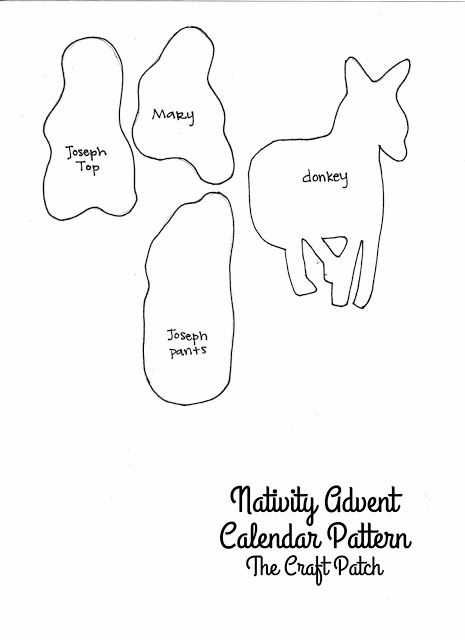 465x640 The Craft Patch Nativity Advent Calendar Pattern And Tutorial