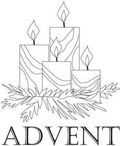 Advent Candles Drawing at GetDrawings | Free download