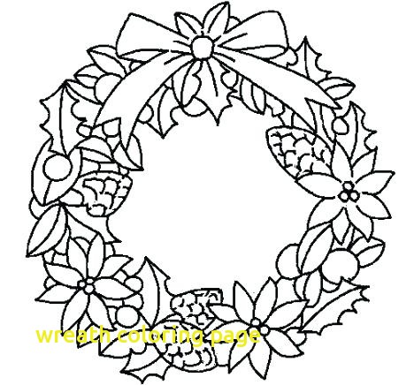 468x436 Wreath Coloring Page With Advent Wreath Coloring Page Coverdale