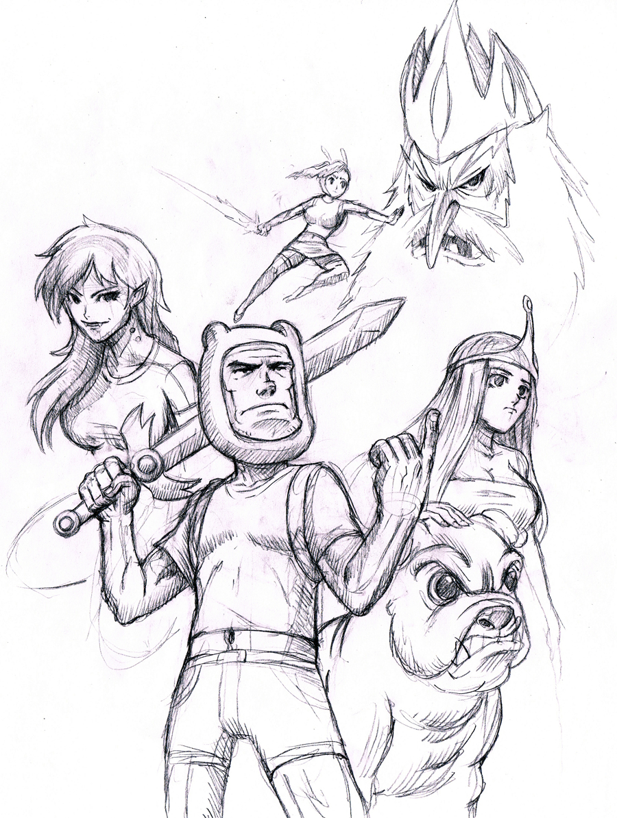 900x1194 What Time Is It Adventure Time Fan Art By Bourrouet