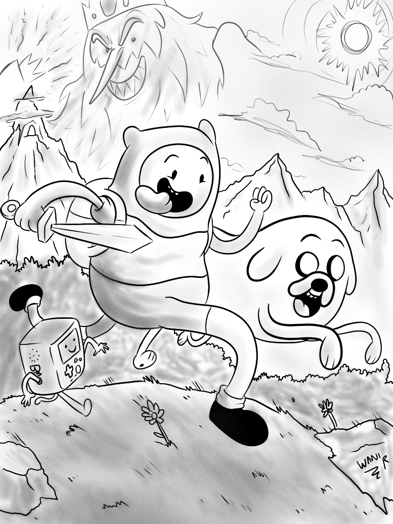 Adventure Time Drawings In Pencil at tanmadelineblog Blog