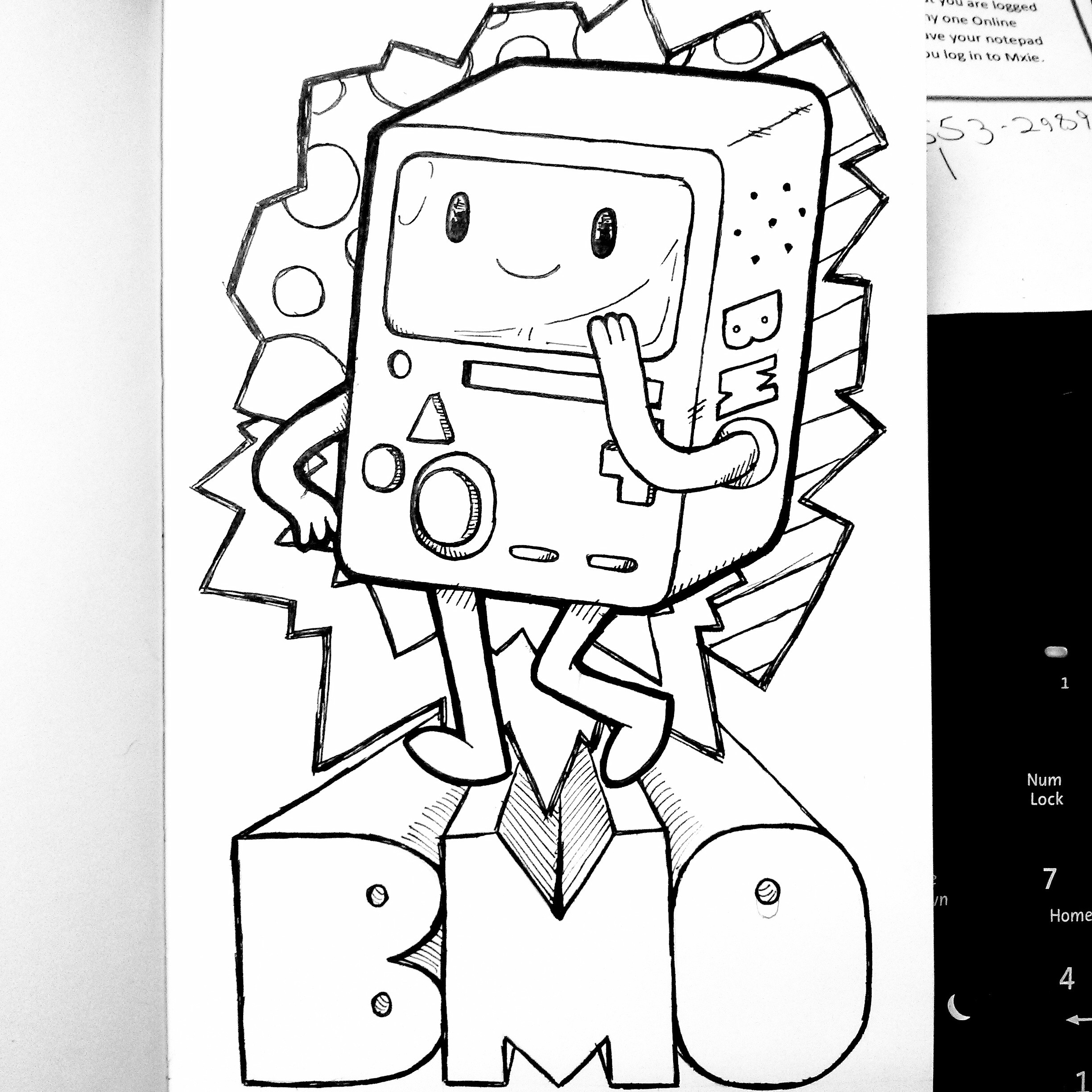 2448x2448 Be More, Bmo. Be More. (I Can'T Stop Drawing!) Adventuretime