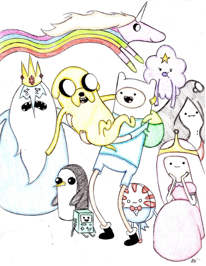 786x1017 Adventure Time! By Meowingtheblues