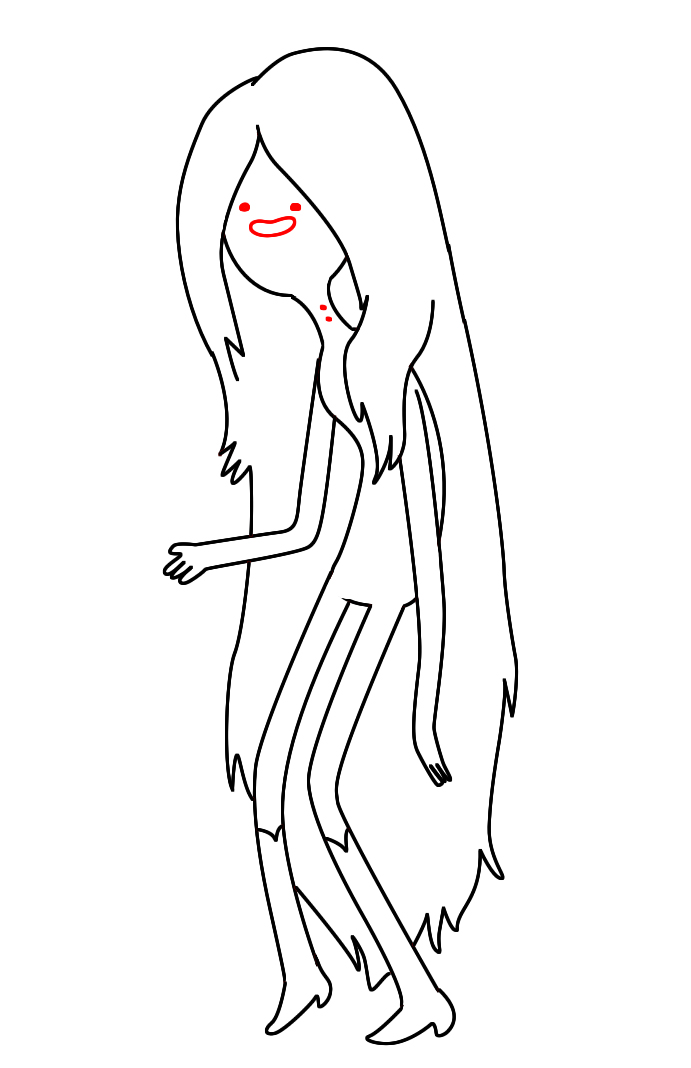 691x1068 How To Draw Marceline From Adventure Time