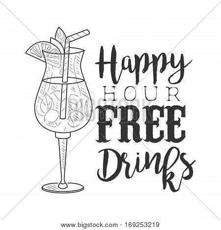 450x470 Bar Happy Hour Promotion Sign Vector Amp Photo Bigstock