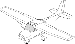 300x175 Plane Clip Art