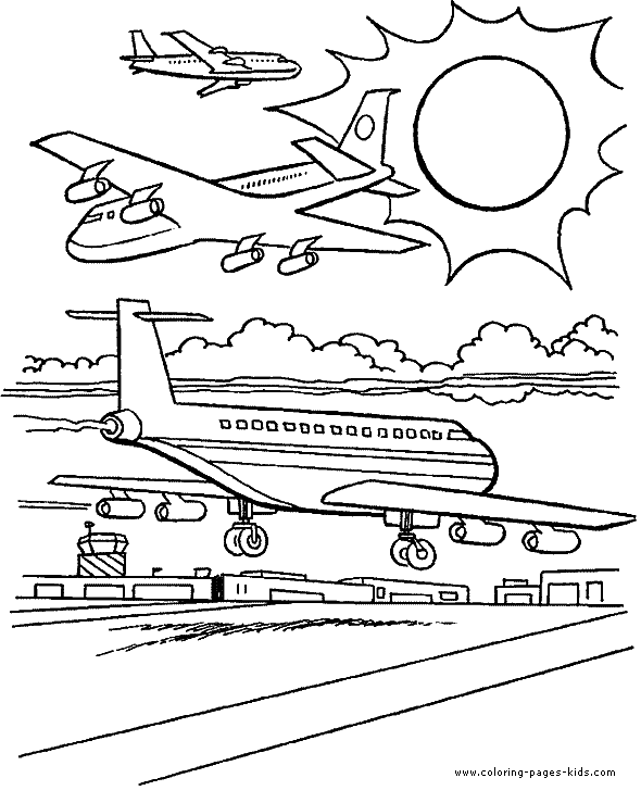 590x739 Drawn Airplane Coloring Book