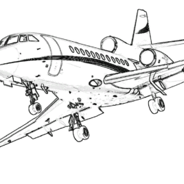268x268 Free Printable Airplane Coloring Pages For Kids Airplane Coloring