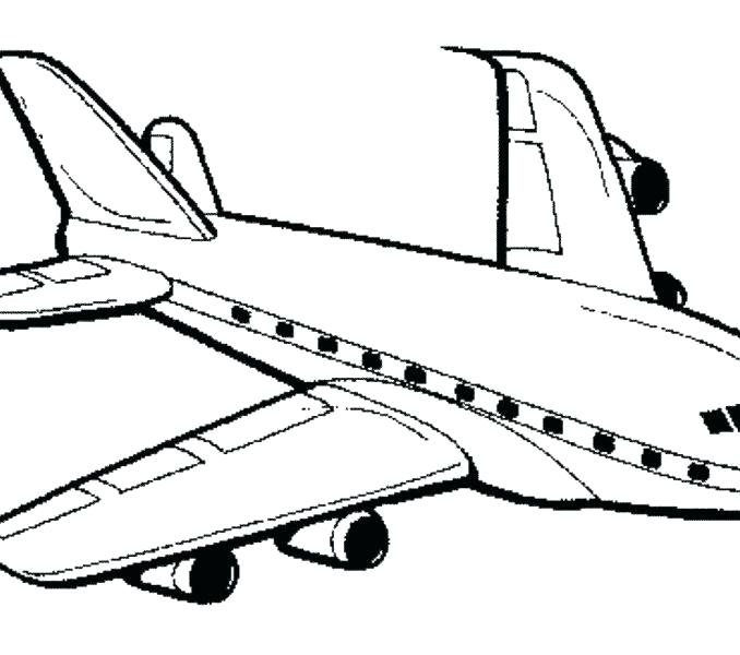 678x600 Airplane Coloring Pages To Print Airplane Coloring Pages Best