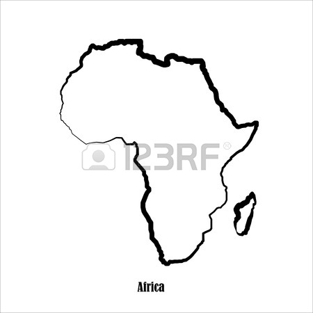450x450 Map Of Africa For Your Design Royalty Free Cliparts, Vectors,