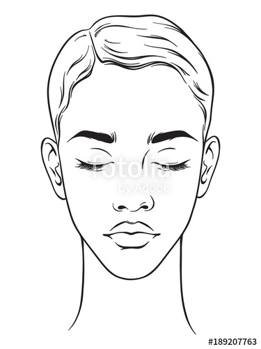 375x500 Beautiful African American Woman With Short Haircut And Closed