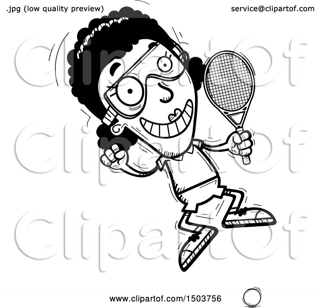 1080x1024 Clipart Of A Black And White Jumping African American Woman