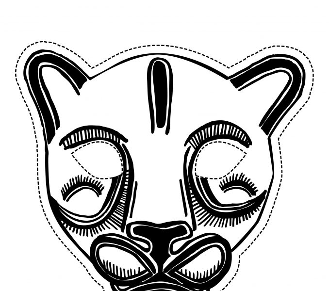 678x600 African Animal Masks Templates Kids Coloring