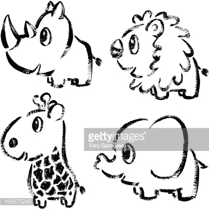 414x414 Photos Drawn Images Of Animals,