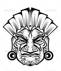 208x243 Tribal Masks Drawings