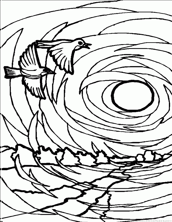 720x930 Wonderful Landscape Coloring Pages